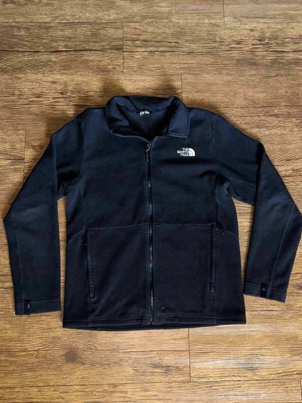 The North Face Men's Charcoal Full-Zip Fleece Jacket